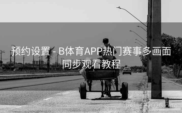 预约设置 - B体育APP热门赛事多画面同步观看教程