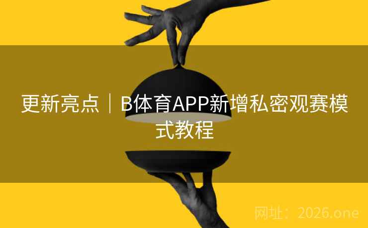 更新亮点｜B体育APP新增私密观赛模式教程