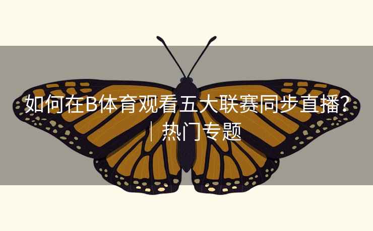 如何在B体育观看五大联赛同步直播？｜热门专题