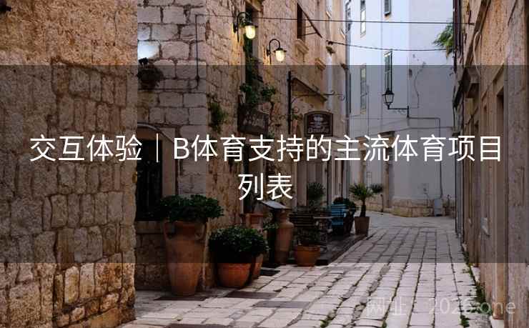 交互体验｜B体育支持的主流体育项目列表